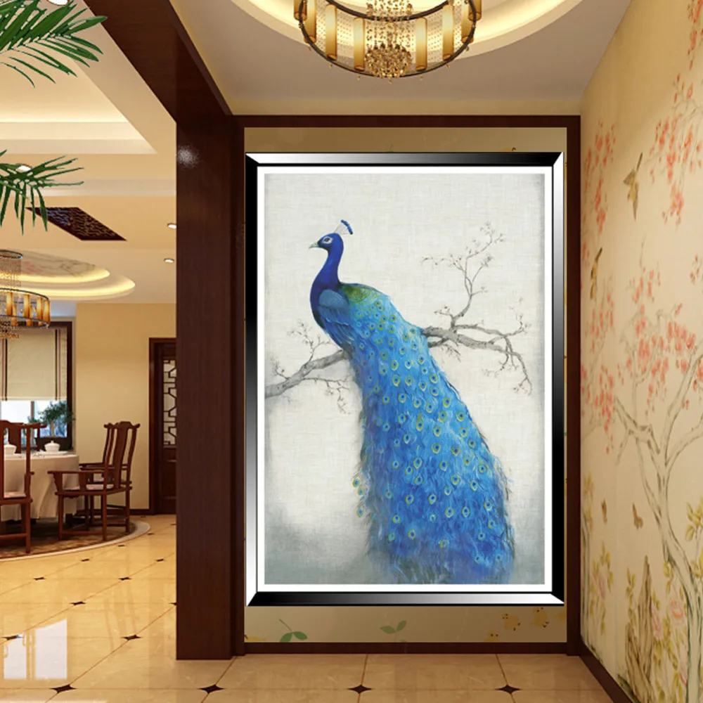 

5D DIY Diamond Embroidery Painting Peacock Diamond Mosaic Painting Partial Drill Home Decor Daimond Painting Accessories