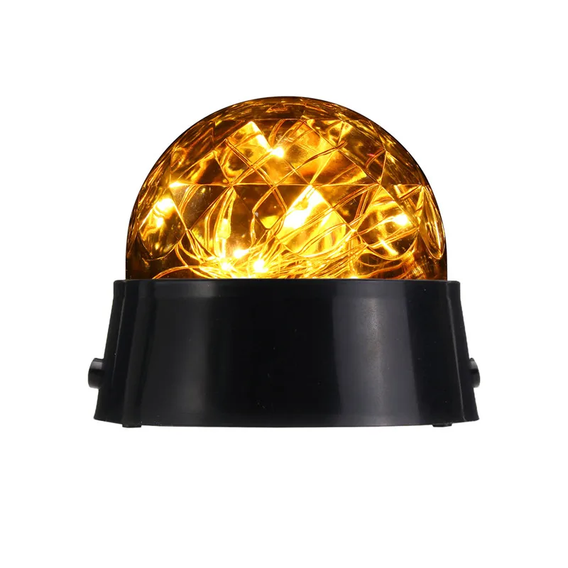 

Crystal Star Ball Stage Lighting Effect Star LED Night Light Mode Yellow Blue Party Disco Lamp Battery Powered