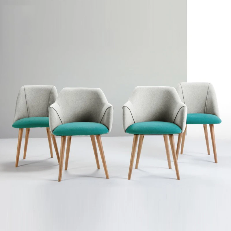 

Free shipping U-BEST Nordic Dining Chair Creative Simple Wood Coffee Chair Personality Computer Chair