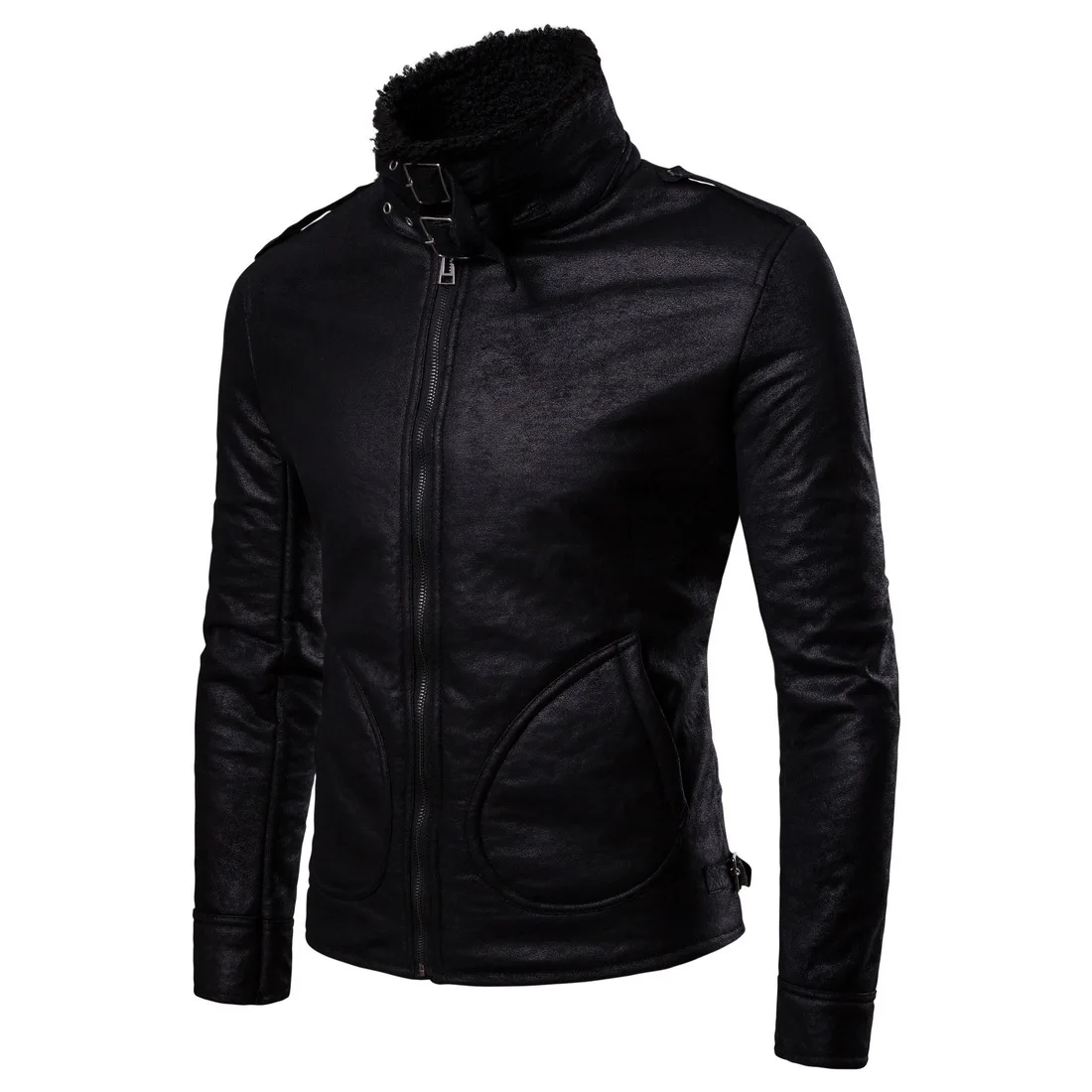 New high-grade leather hooded Jackets Jacket Winderbreaker motorcycle Dropshipping Men Slim Fit Casual Outwear Bomber fur coat New high-grade leather hooded Jackets Jacket Winderbreaker motorcycle Dropshipping Men Slim Fit Casual Outwear Bomber fur coat