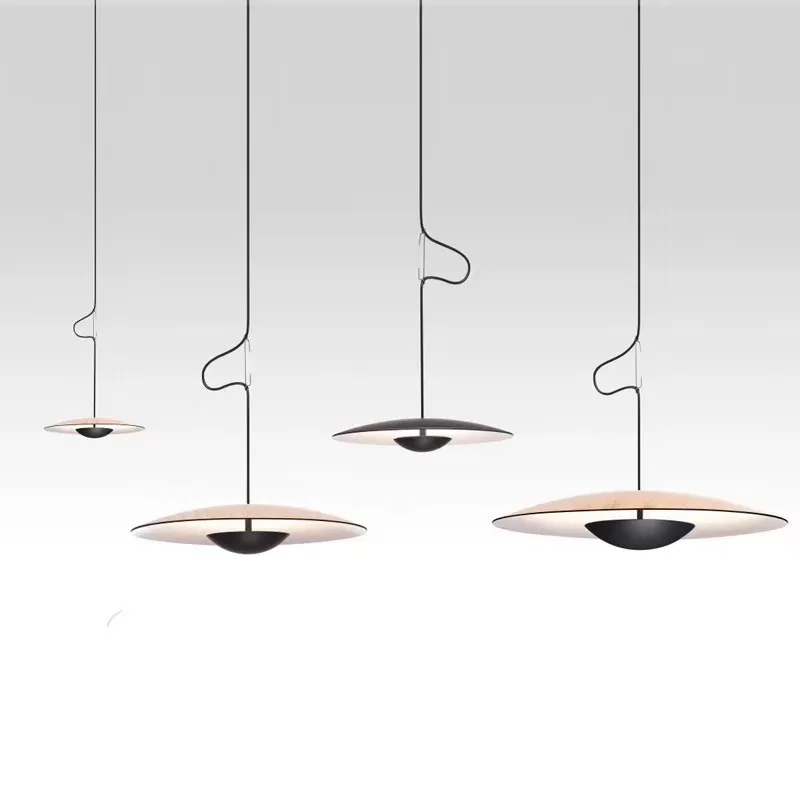 

Creative Iron Umbrella Loft Led Pendant Light Ray Reflection Hall Villa Restaurant Coffee shop Bar Penant Lamp Art Decoration