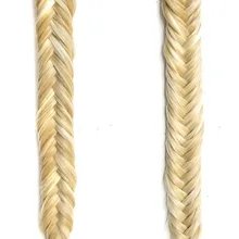 Термостойкие синтетические волосы плетеный рыбий хвост рыбий кости шнурок накладной хвост 18 цветов 1 шт