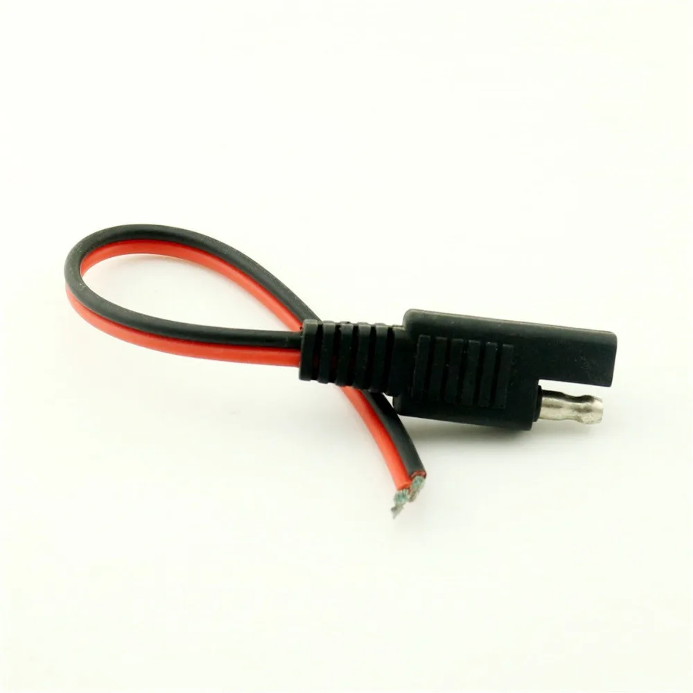 

10 шт., удлинитель для аккумулятора на солнечной батарее, 18awg, 30 см, 1 фут