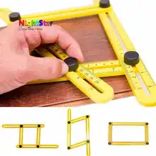 Four Sided Ruler Measuring Instrument Template Angle Tool Mechanism Slides