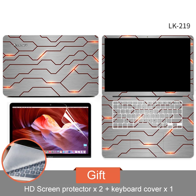 Laptop Skin Notebook Stickers For Macbook Xiaomi Lenovo Dell HP Asus Acer 14 15.6 inch Computer Decal Protective Case Cover Gift