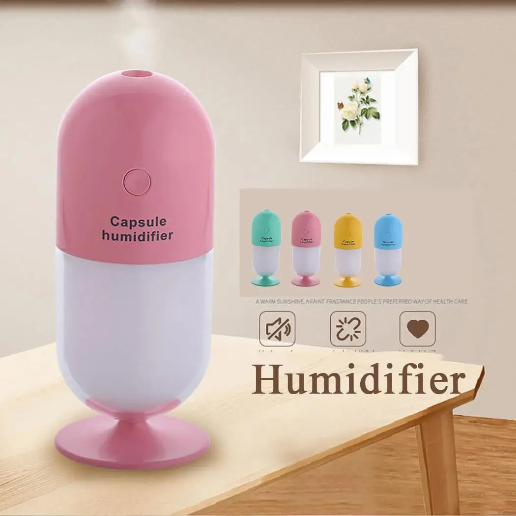 

Ultrasonic Air Humidifier Essential Oil Diffuser USB Mini Air Humidifier Mist Maker LED Night Light Aromatic Diffuser Hot