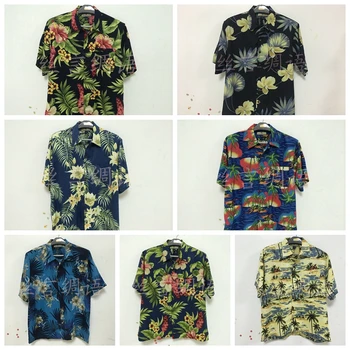

Men's 95% spun Silk Blouses, Hawaii Shirts, Tropical Leisure Shirts, Short Sleeved Shirts