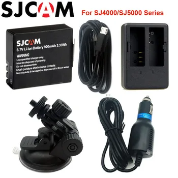 

SJCAM 3.7V Li-ion 900mAh Backup Rechargable Battery Car Charger For SJCAM SJ4000 SJ5000 SJ5000X Elite M10 WiFi Action Camera
