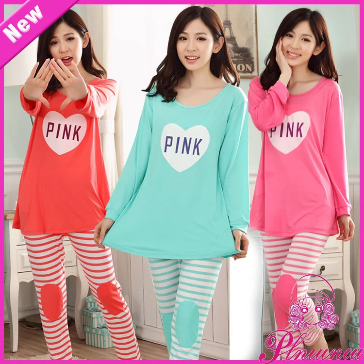 Korean Version Of The Spring And Autumn Tracksuit Pajamas Cotton