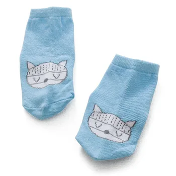 

KACAKID Little Fox Cartoon Summer Children Kids Boys Girls Cute Anti Slip Socks Cotton Baby Leg Warmer Child Socks