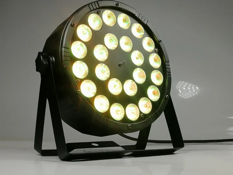 RGBW 4в1 led par Светильник s 24x12 Вт led плоский par Светильник dmx512 профессиональный сценический крашенный светильник s