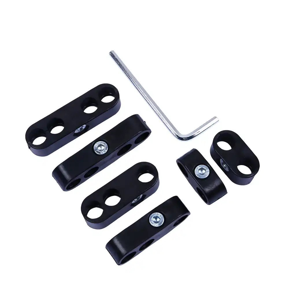 Spark Plug Wire Separators Dividers Looms For Chevy Mopar 7mm 8mm Black