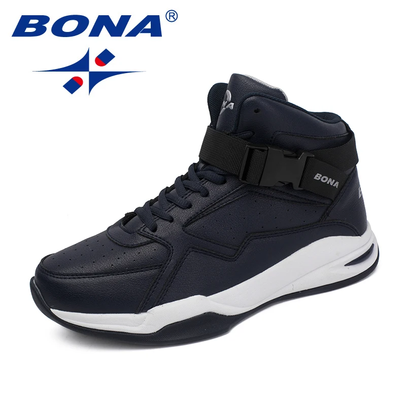 BONA/Новинка; классические стильные мужские баскетбольные кроссовки на шнуровке; Мужская Спортивная обувь; обувь для бега на открытом воздухе; удобные кроссовки; мужская обувь