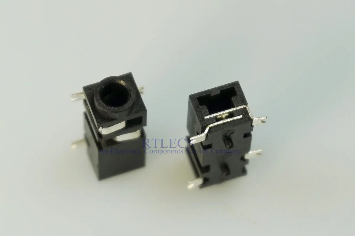 1000pcs stereo jack 2 5mm 4 pin for 3 poles stereo headphone plug SMD type reflow solderable with locators DC30V 0 5A Rohs New