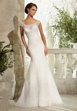 Fancy Newly Designed Sheath Wedding Dresses Scoop Neck Cap Sleeve Custom Made Sexy See Through Back Lace Bridal Dress 2015 velvet tie back cap sleeve sheath dress