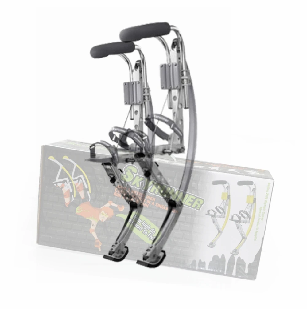 Skyrunner ходули для прыжков (вес 110 ~ фунтов/50 70 кг) взрослых серебряного цвета