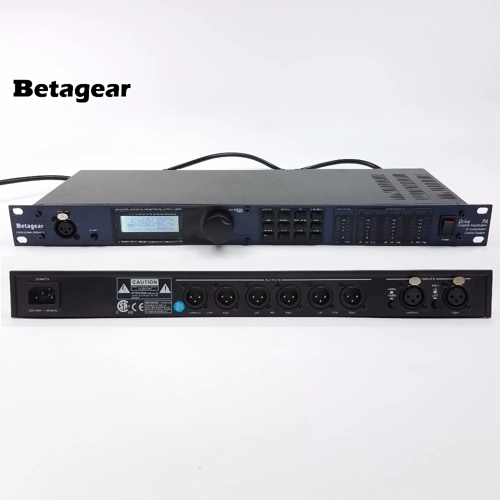 Betagear Drive PA Equalization & Loudspeaker Control System Rack Mount