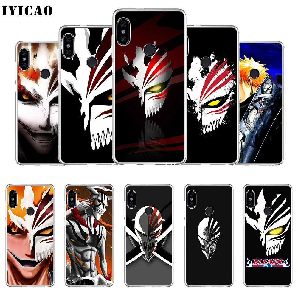 IYICAO BLEACH ichigo маска мягкий силиконовый чехол для телефона Xiaomi Mi 9 8 SE 6 A1 A2 Lite F1 MIX2S MIX3