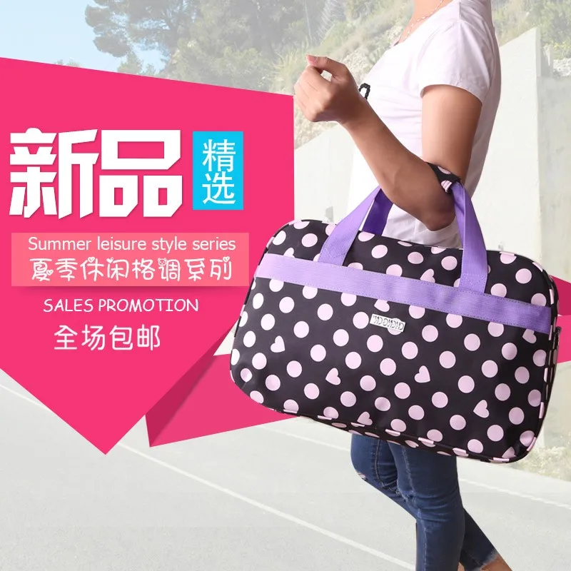 Новая мода большой емкости Водонепроницаемый Для женщин Красочные сумка большая рука Чемодан сумки DQ35