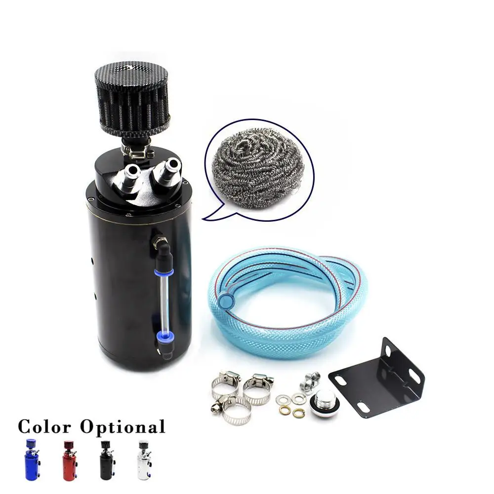 

Alloy Cylinder Oil Catch Oil Tank Can Eco-Friendly Durable Catch Reservoir Car Car Upkeep