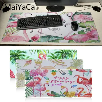 

MaiYaCa Watercolor tropical Plant leaves flamingo Fruit Office Mice Gamer Gaming Keyboard Mat PC Computer Tablet anime Mouse Pad