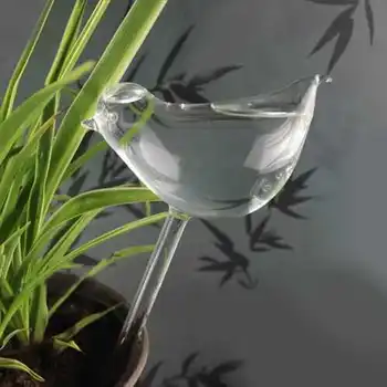 

Cute Durable Glass Automatic Self Plant Bird Watering Device Indoor Houseplant Home Garden Sprinklers