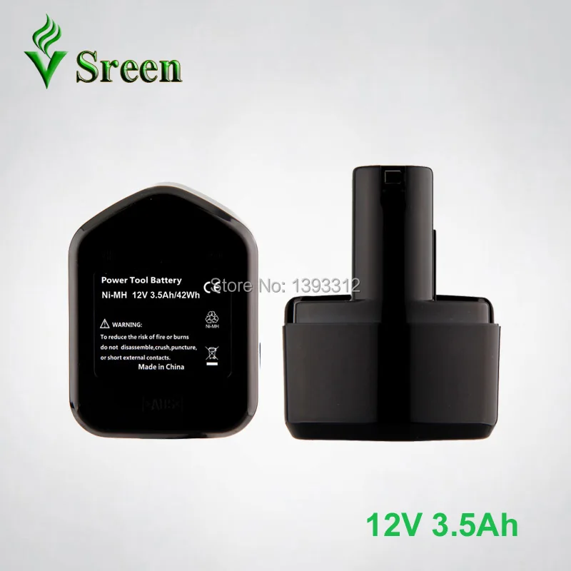 

NI-MH 12V 3500mAh Rechargeable Power Tools Battery Packs Replacement for HITACHI EB1214S EB1220 EB1230HL EB1233X EB1212