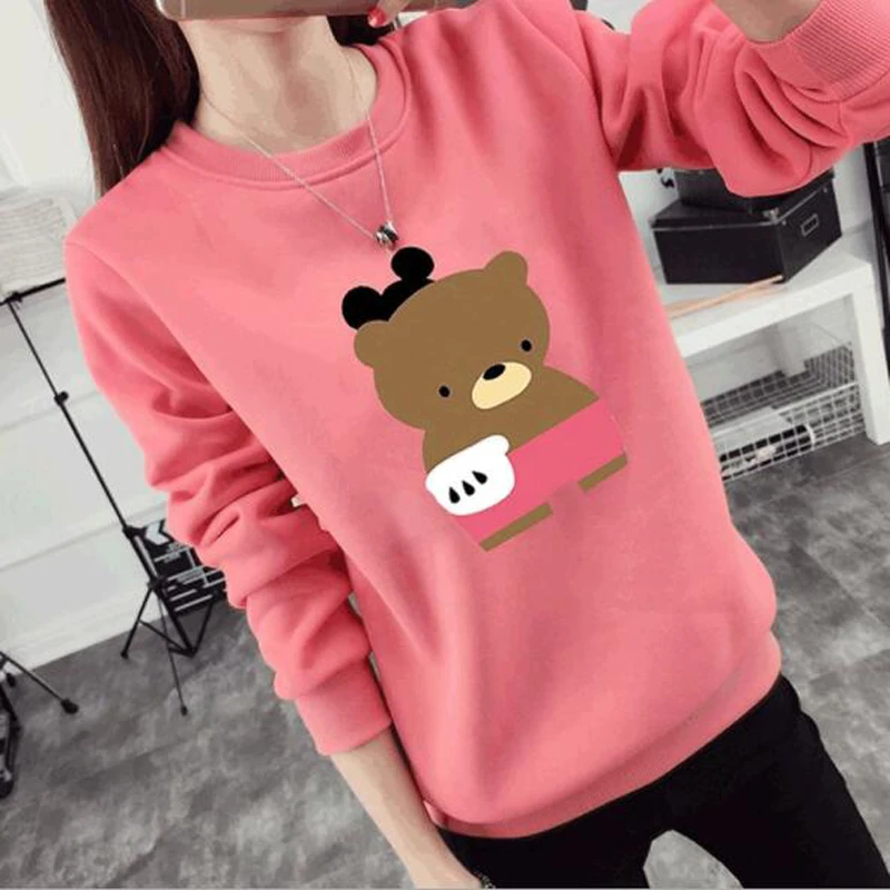 Lady Spring Autumn Casual V Neck Sweatshirts Fashion Hit