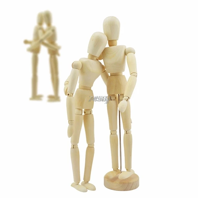 Manichino Da Disegno Action Figure In PVC, Altamente Regolabile, Base Antiscivolo, 13x5 Cm, Per Artisti E Fotografi