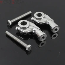 Старая школа Алюминий руль стояки 1 ''25 мм и 7,8'' 22mm Ручка Бар крепежные хомуты для Harley вертолет крейсер поплавок