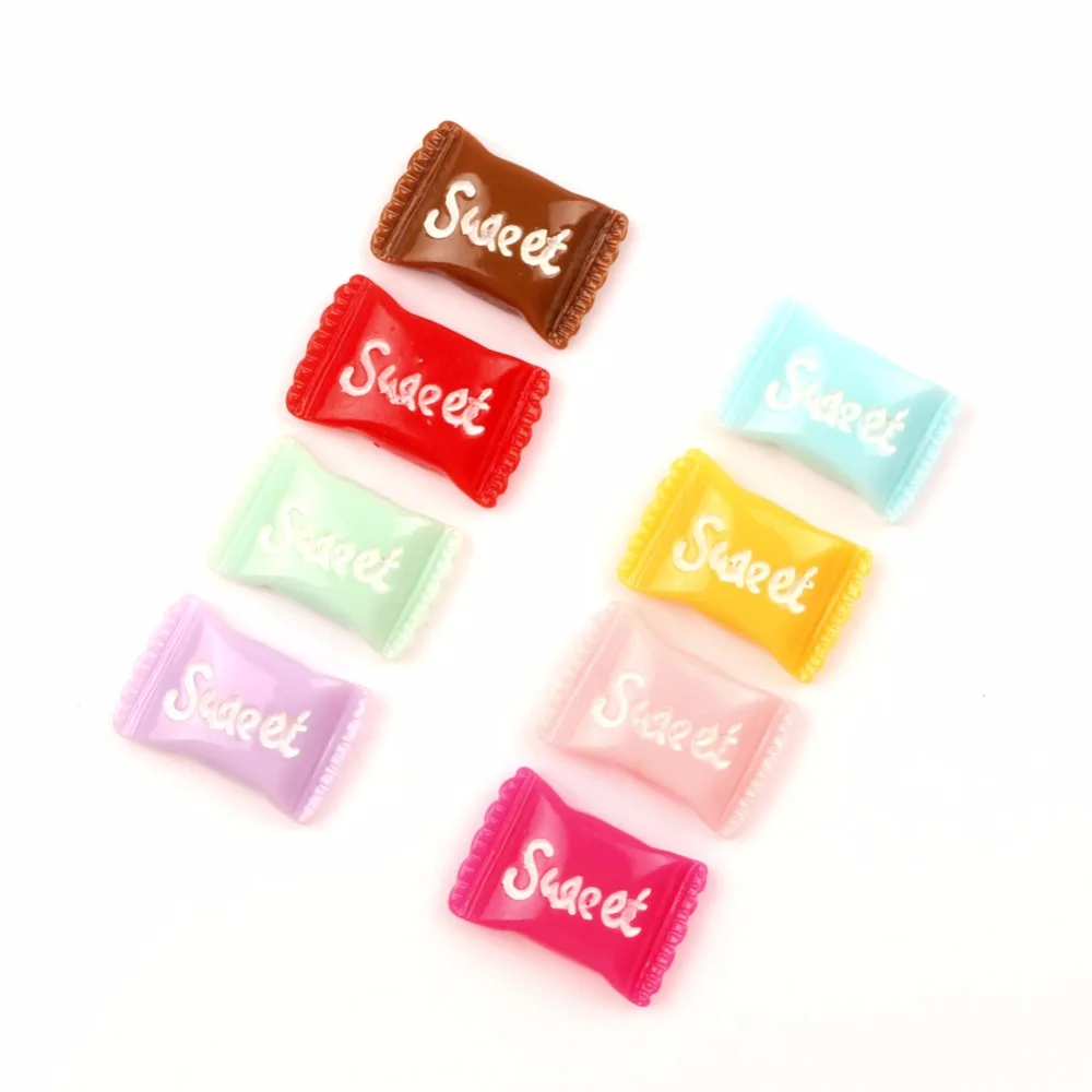 

30Pcs Resin Mixed Sweet Decoration Crafts Kawaii Cute Flatback Cabochon Embellishments For Scrapbooking DIY Accessories