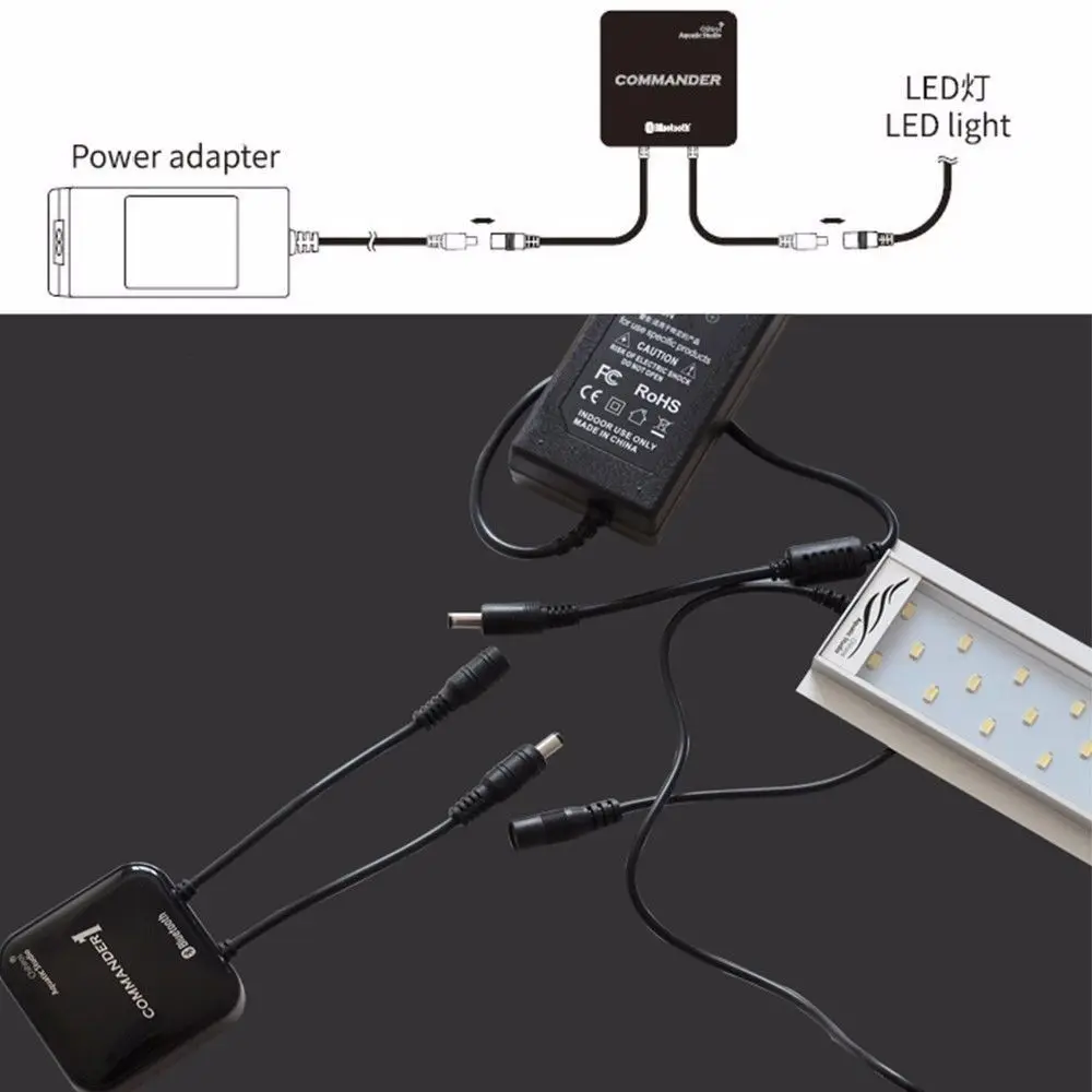NCFAQUA Chihiros Bluetooth LED свет диммер контроллер модулятор для аквариума завод Свет Пульт