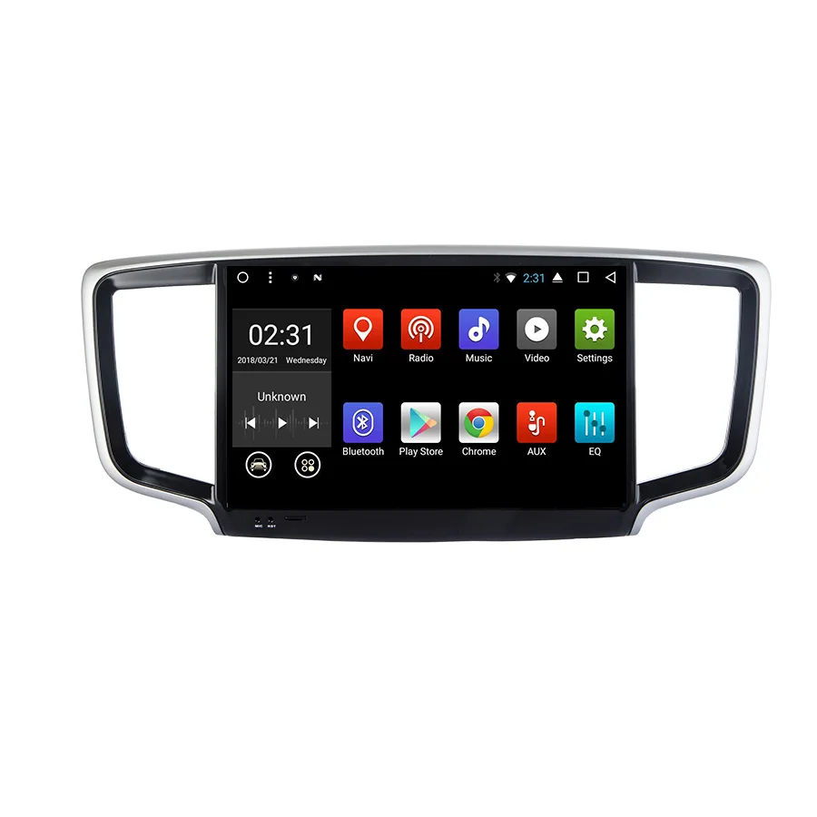 Discount Asvegen Touch Screen Android 7.1 Quad Core Car Auto WIFI Vedio Radio Multimedia Player GPS Navigation For Honda Odyssey 2015 2