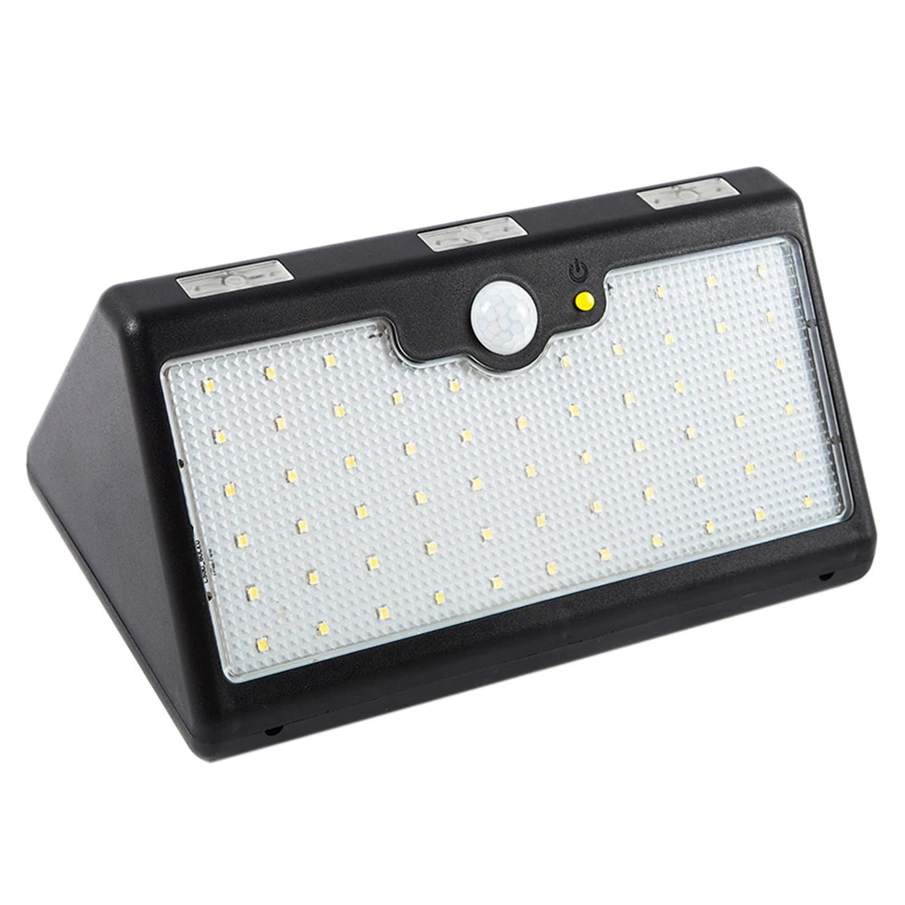 

Solar Panel LED Flood Security Light PIR Motion Sensor 60 LEDs Path Wall Lamps Rechargeable Battery for Garden Yard Porch Light