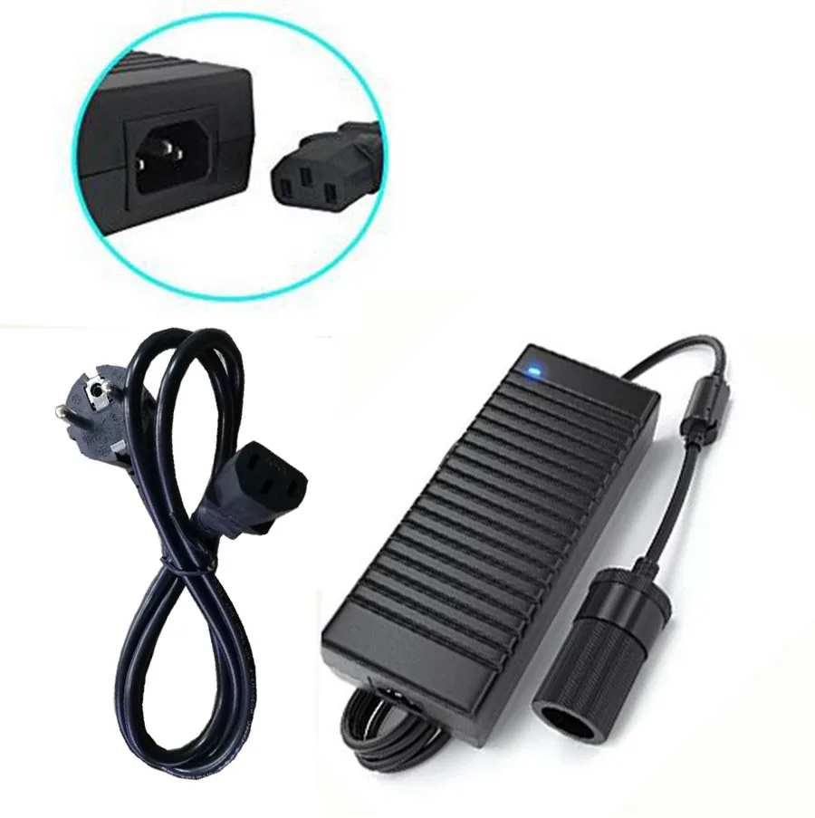 120W Power Convert AC 100/ 240V To DC 12V 10A Output Adapter Car Power Supply Cigarette Lighter Converter EU Plug images - 6