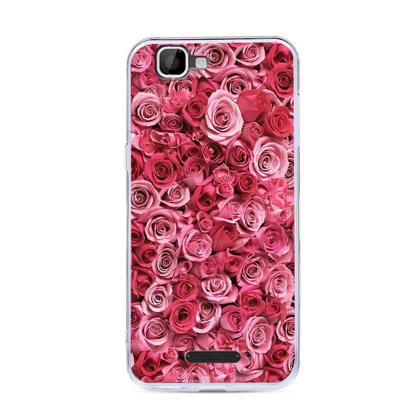 CALROVTE Роскошный чехол для телефона с животным цветочным принтом для Wiko Rainbow Explay Fresh 5,0 дюймов Мягкий силиконовый чехол с рисунком - Цвет: 64