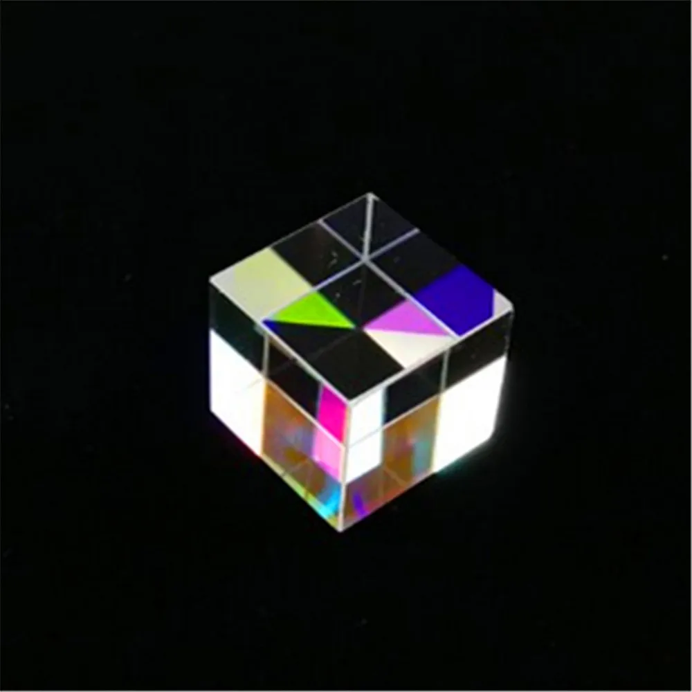2.5cm Optical Cross Dichroic X-Cube Prism RGB Combiner Decoration Glass 