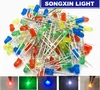 100Pcs/lot 5 Colors F3 3MM Round LED Assortment Kit Ultra Bright Diffused Green/Yellow/Blue/White/Red Light Emitting Diode ► Photo 1/6