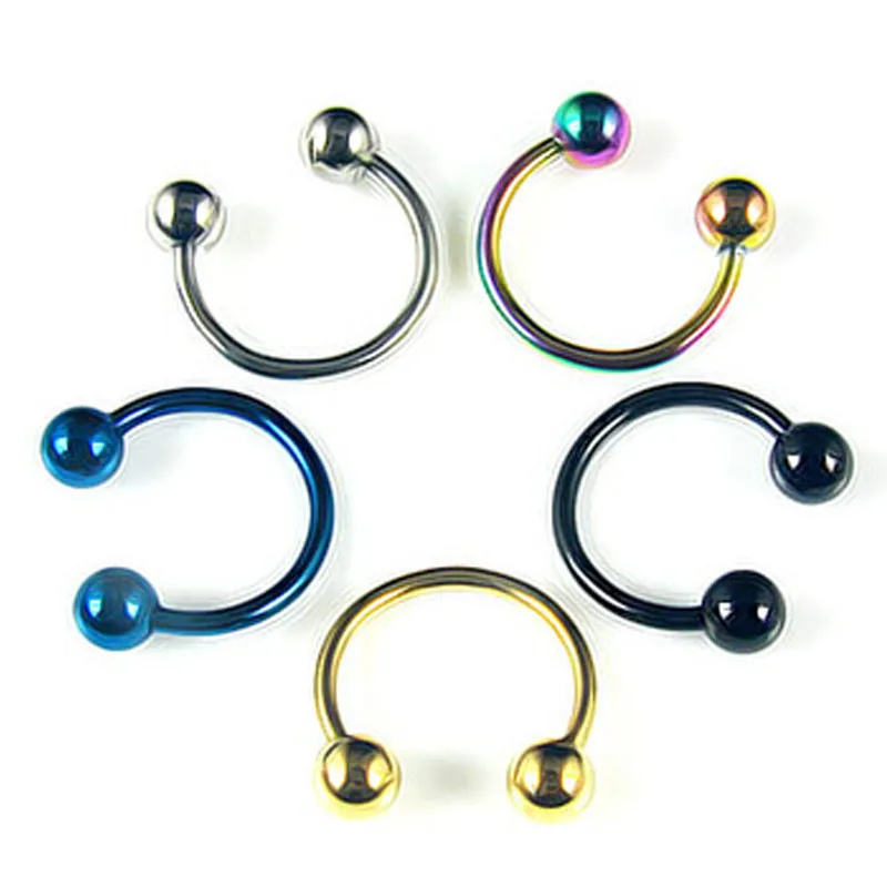 Details about 2Pairs Surgical Steel Circular Barbells Horseshoe Lip ring BCR nose ring earring Details about 2Pairs Surgical Steel Circular Barbells Horseshoe Lip ring BCR nose ring earring