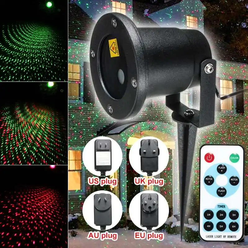 

Smuxi IP67 Waterproof lawn Decor Lamp Effect Light Sky Star auto play/Remote control for Party Christmas Decor