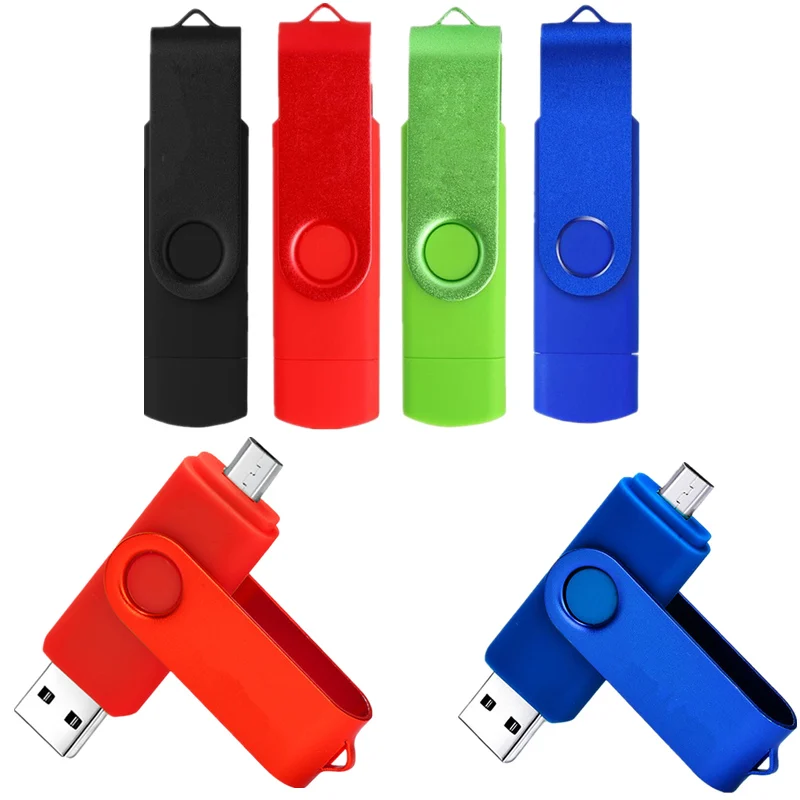 

Usb Flash Drive 2.0 Pen Drive Metal OTG Memory Card For Phone Pen Drive Flash Disk 32gb 64gb 128gb U Disk Memory Stick Pendrive