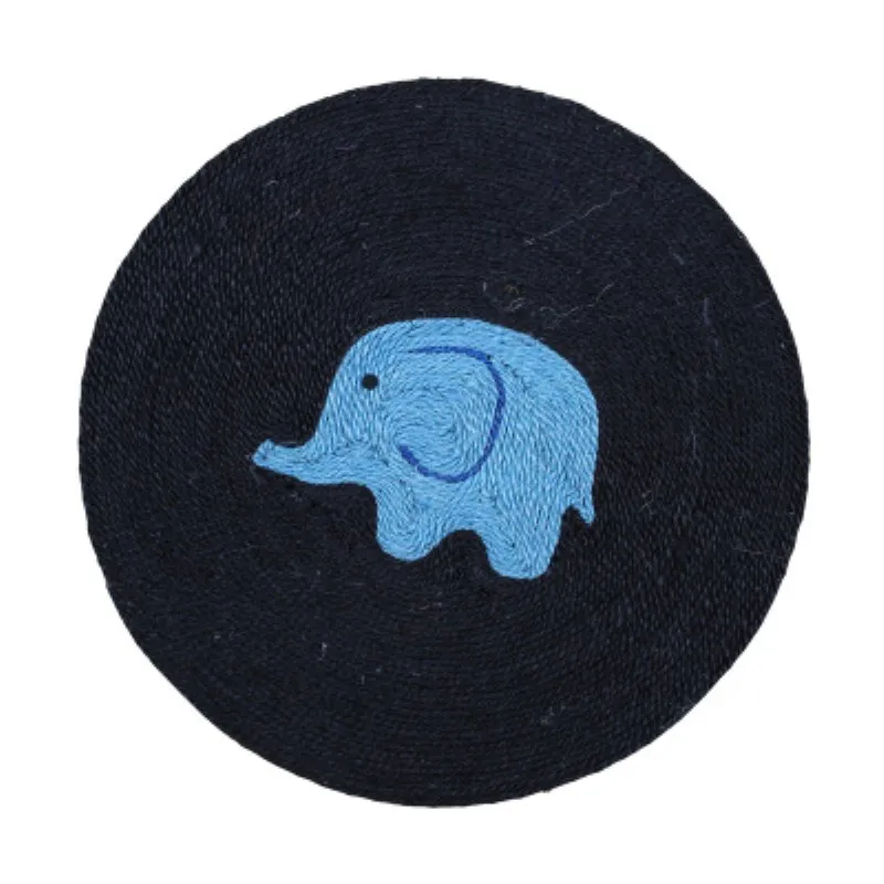 Pet cat toy scratch board cat grinding claw sisal cat claw plate supplies training cute cat scratch pad - Цвет: elephant