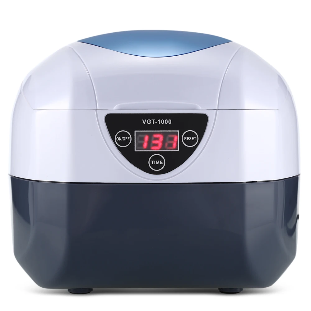 

750ml Digital Display Jewelry Ultrasonic Cleaner Digital Ultrasonic Manicure Nail Tools Sterilizer