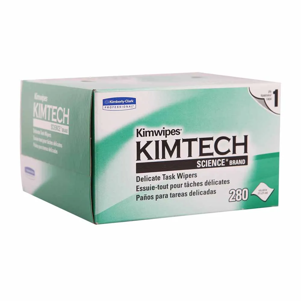 280 шт./кор. волоконно-оптическая очистка Kimwipes беспыльная бумага | Мобильные
