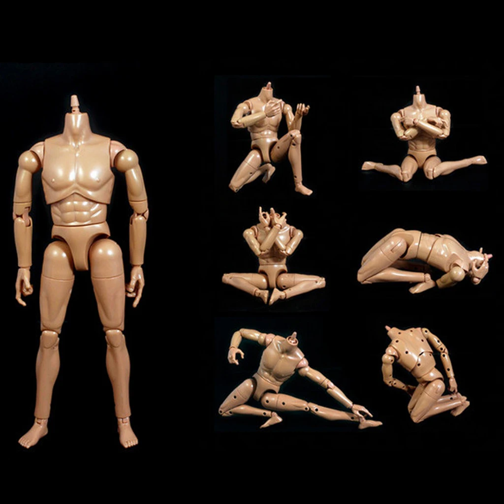 1/6 Scale 12 inch Military Soldier Army Combat Man Action Figure Playsets in Black ACU (Included Assorted Accessories)
