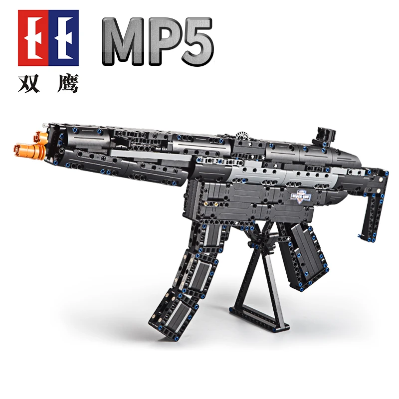 Брендовая игрушка 621 шт. строительный блок кирпичный пистолет M4A1 страйкбол воздушные пушки и MP5 игрушечный пистолет-пулемет детская наружная игра модель CS Косплей