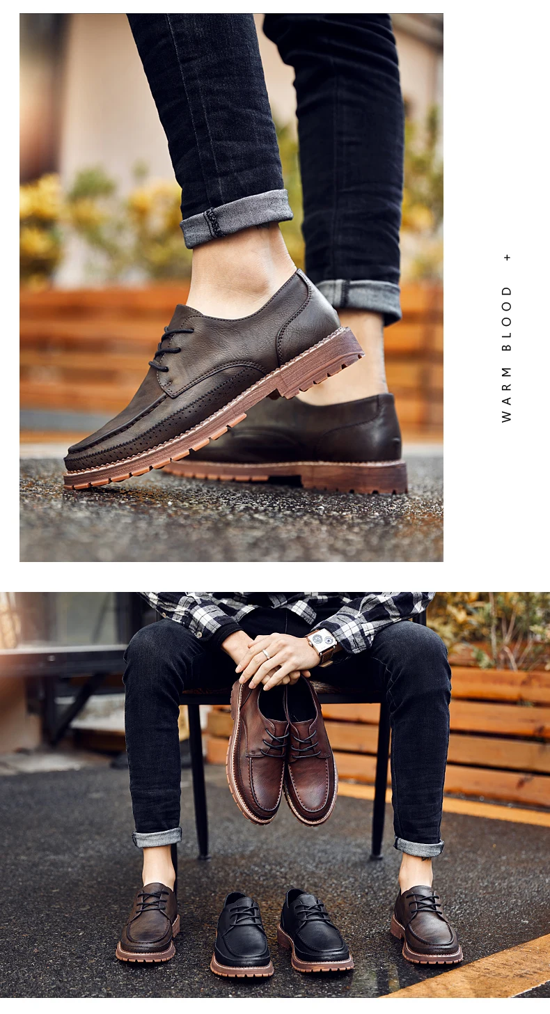 Повседневные ботинки из искусственной кожи; мужские черные ботинки; мужские Ботинки Martin; мужские туфли Oxford Krasovki; мокасины; Мужская обувь для вечеринок; высокое качество
