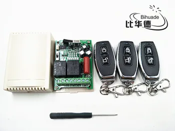 

2 channel rf wireless remote control relay switch 1527 220V 433mhz Relay Module Learning Code 1527 Switch With Remote Control