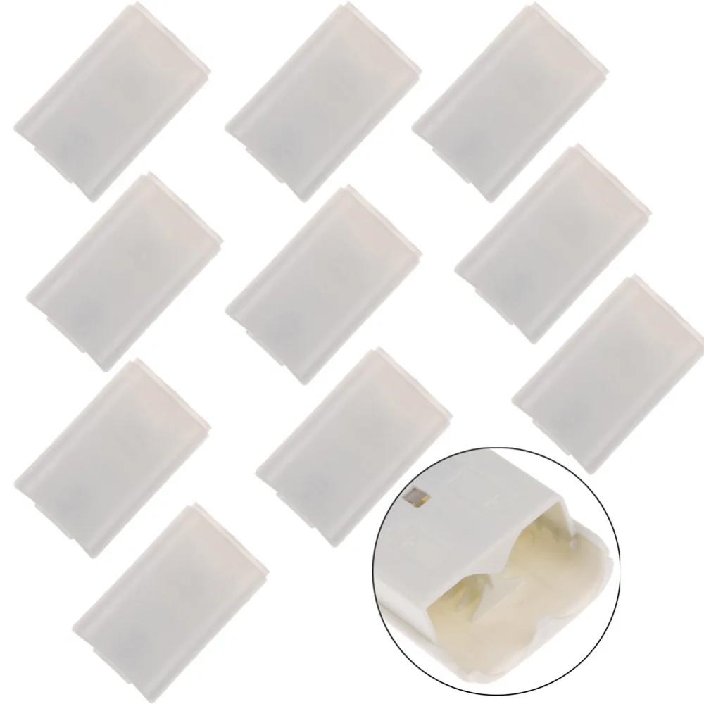 

10Pcs Plastic AA Battery Back Cover Case Replacement For XBOX 360 Wireless Controller Gamepad Battery Cover Shell Case