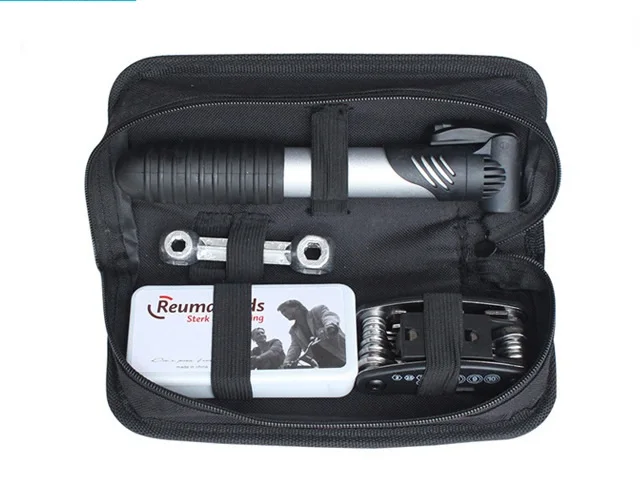 Bicycle repair tools tire repair kit hexagonal multipurpose portable pump repair tool belt sm2014